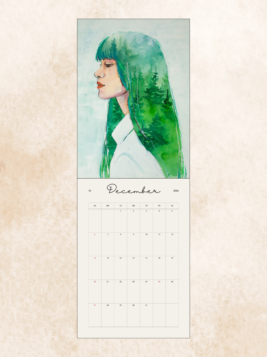 Wandkalender 2026 - women & nature
