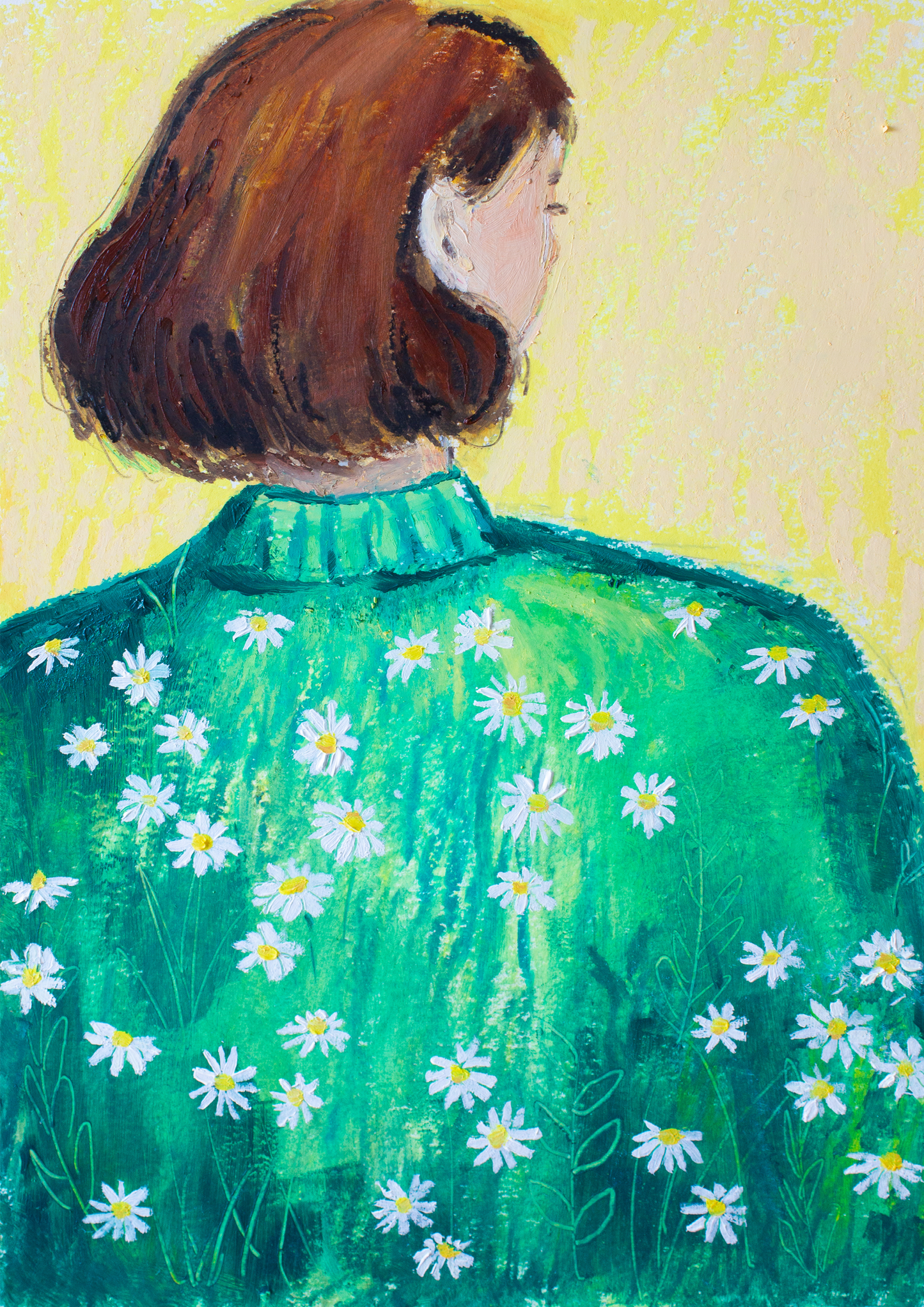 Blumenmädchen - Originalbild