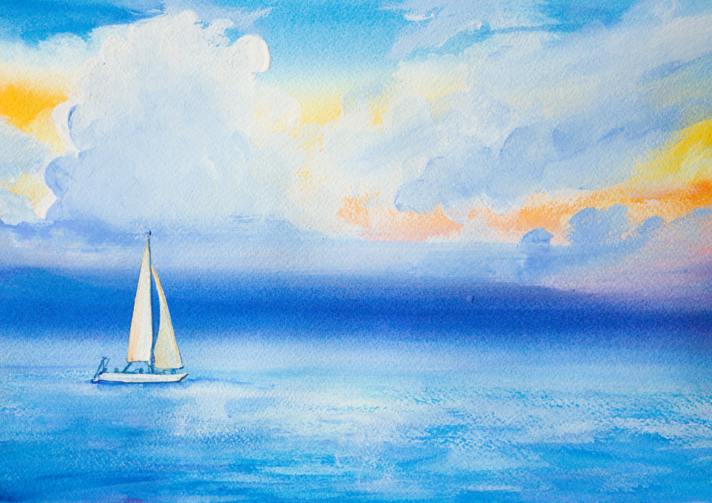 hinter dem Horizont - Originalbild