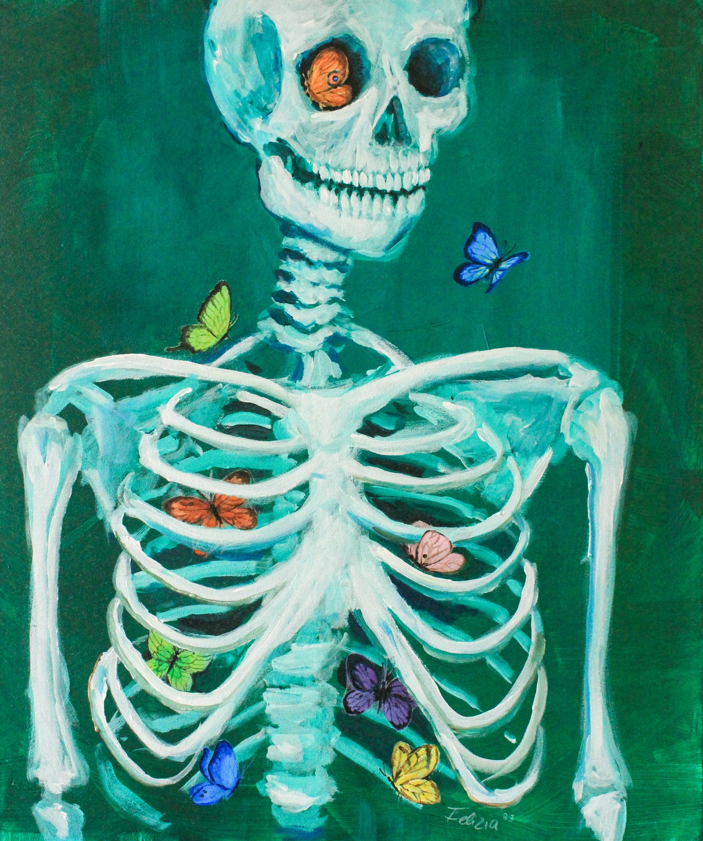 "When i see you" - original acrylic painting