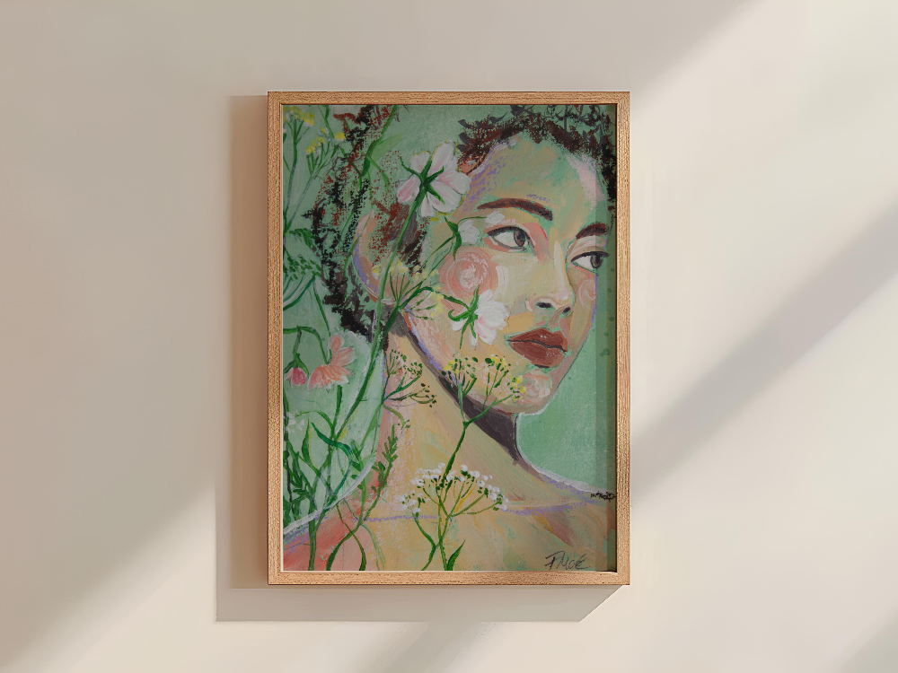 wallflowers are wildflowers II - Kunstdruck
