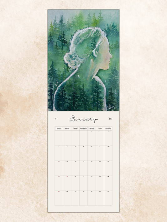 Wandkalender 2026 - women & nature