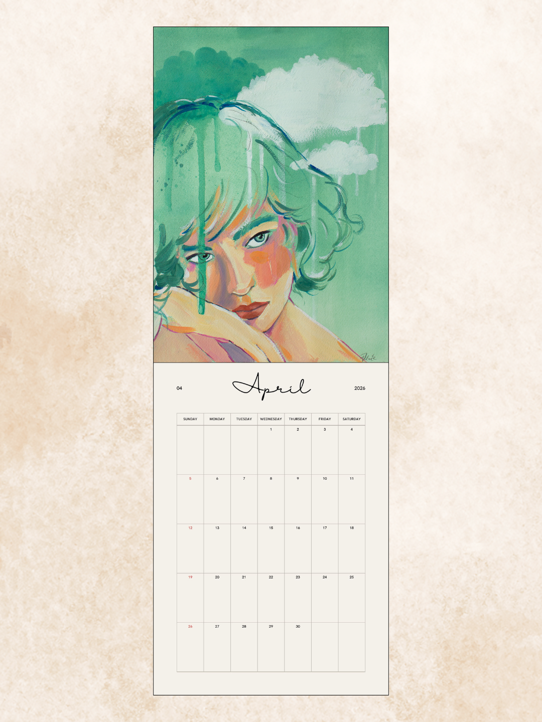 Wandkalender 2026 - women & nature