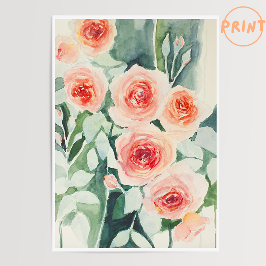 rose garden - print