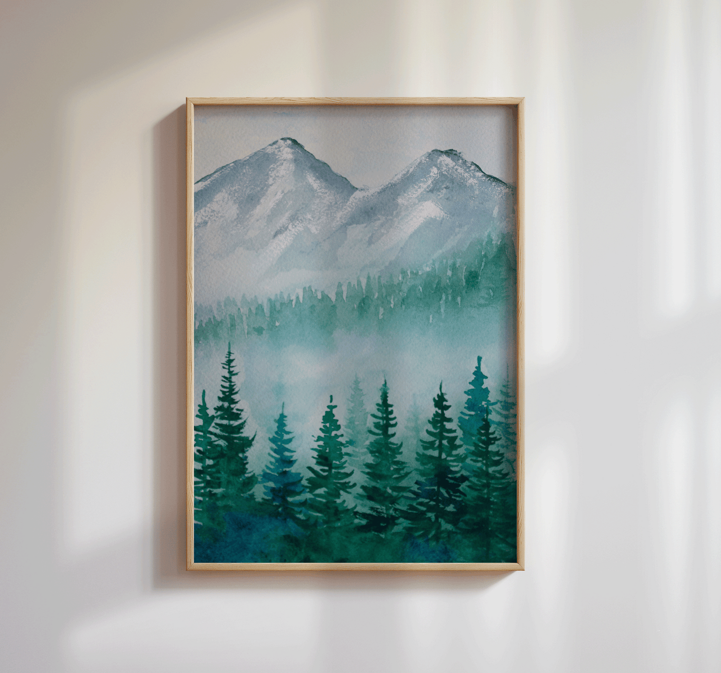 mountain forest - Originalbild