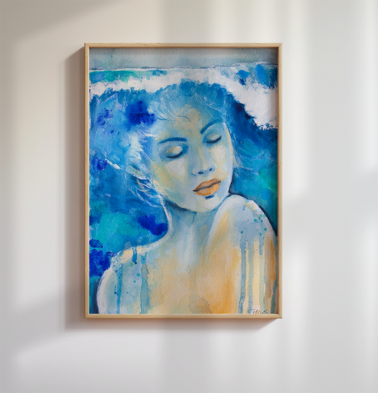 wild as the sea - Kunstdruck