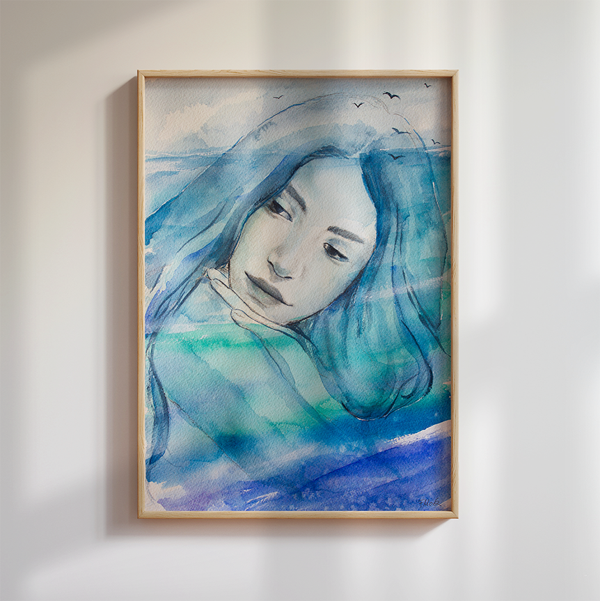 a light breeze - Kunstdruck