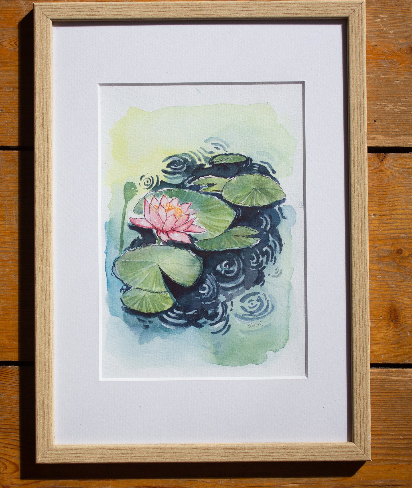 Waterlily - original watercolor 