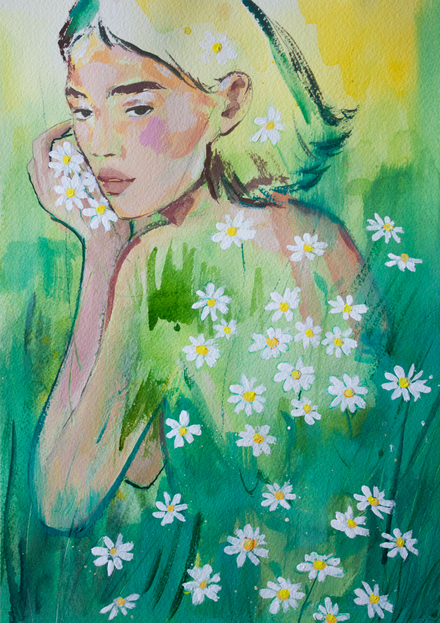 princess of the daisies - Originalbild