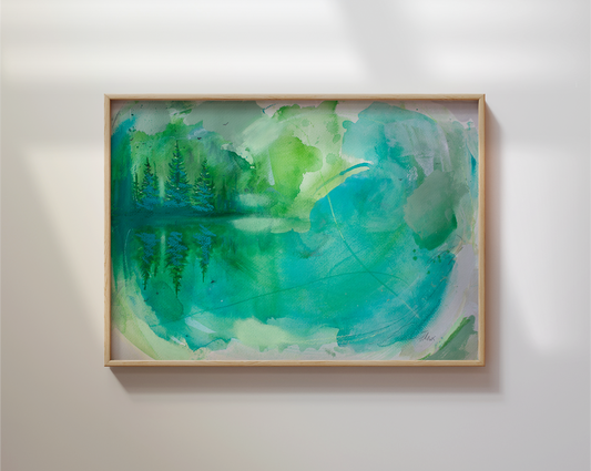 forest lake - Originalbild