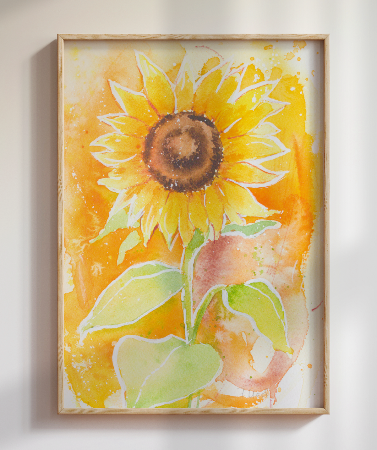 sunflower I - Kunstdruck