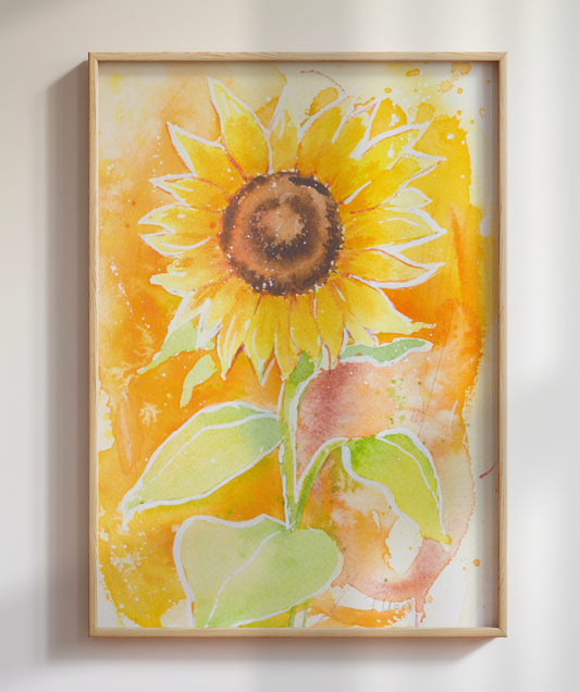 sunflower I - Kunstdruck