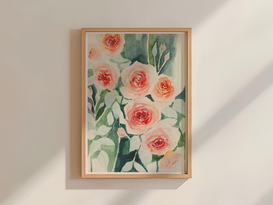 art print - rose garden