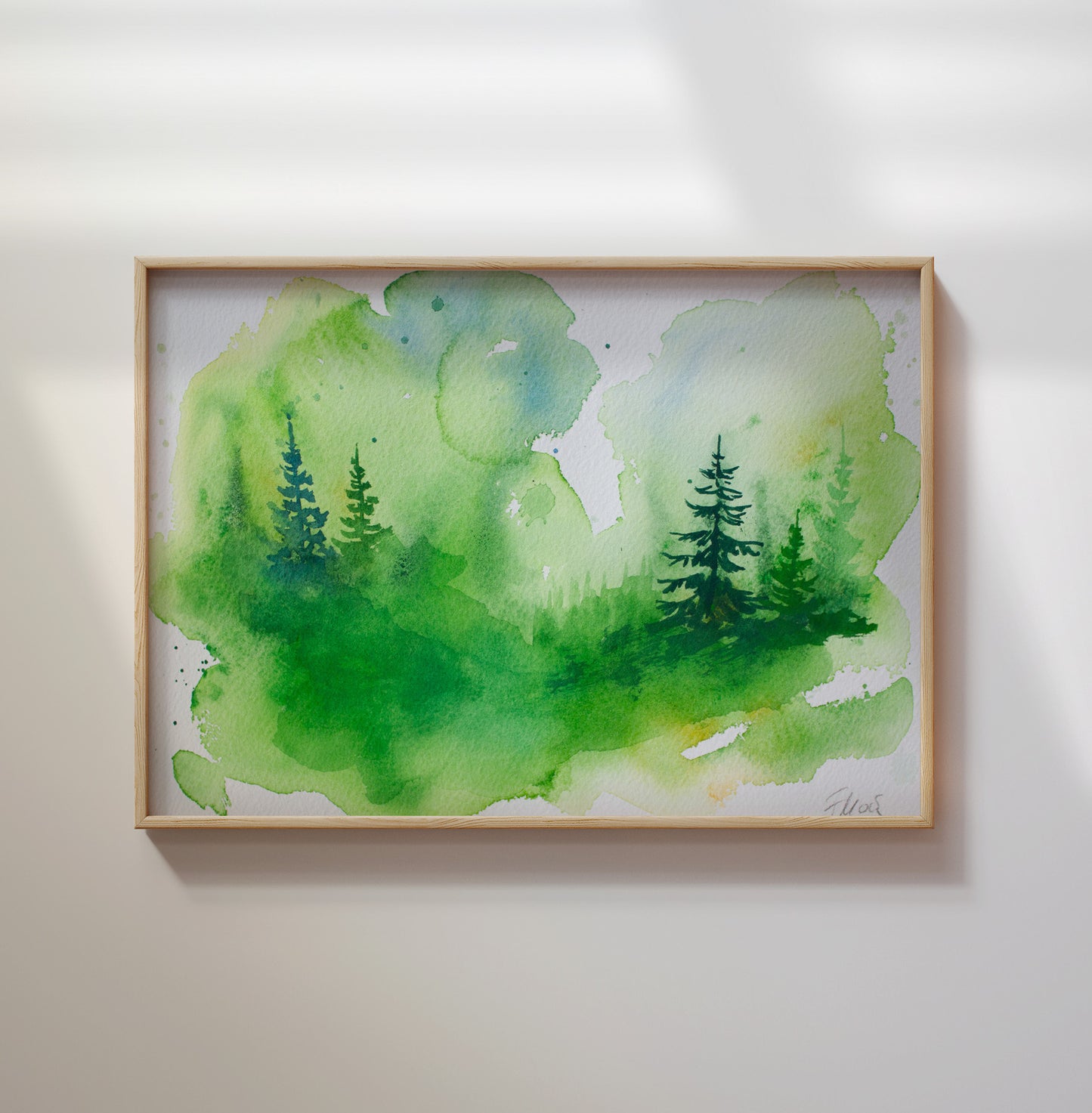 young forest II - Kunstdruck