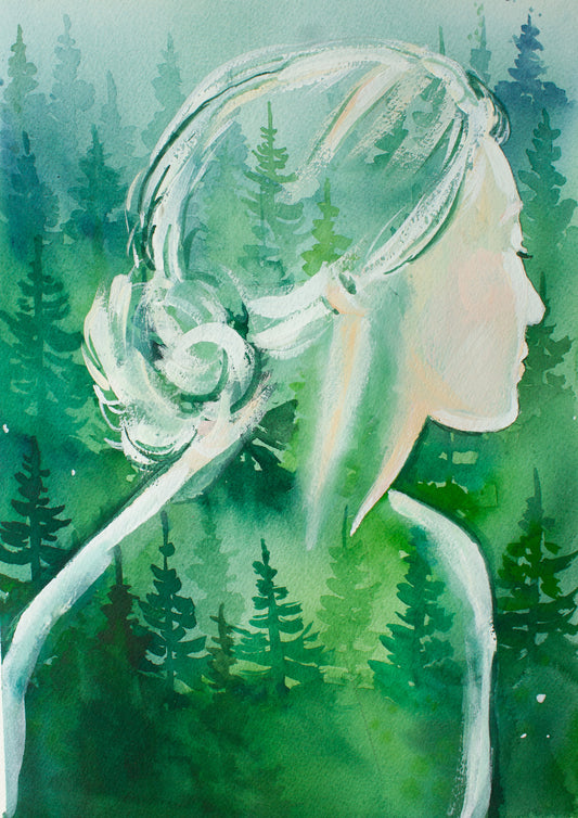 "Longing for nature III" - Originalbild