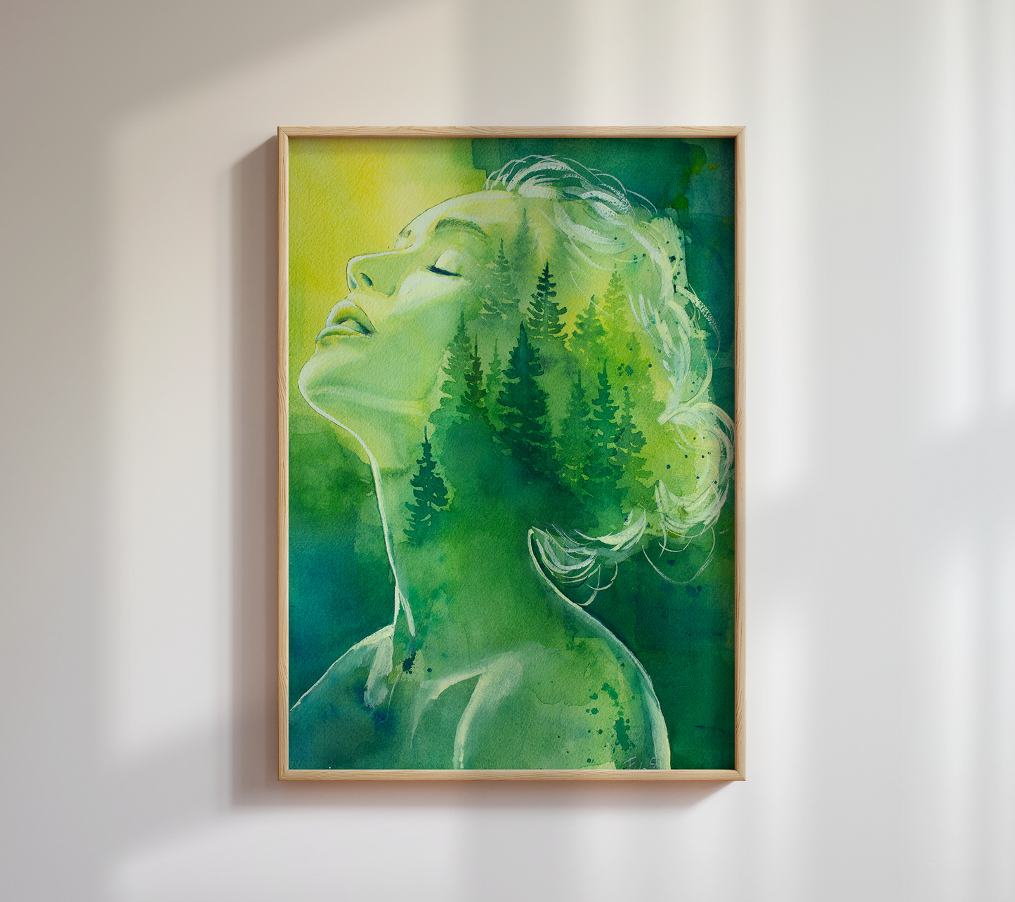 "breathe" - Kunstdruck