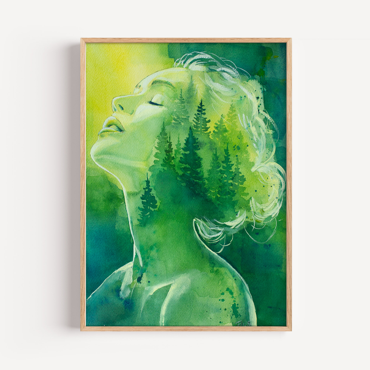 "breathe" - Kunstdruck