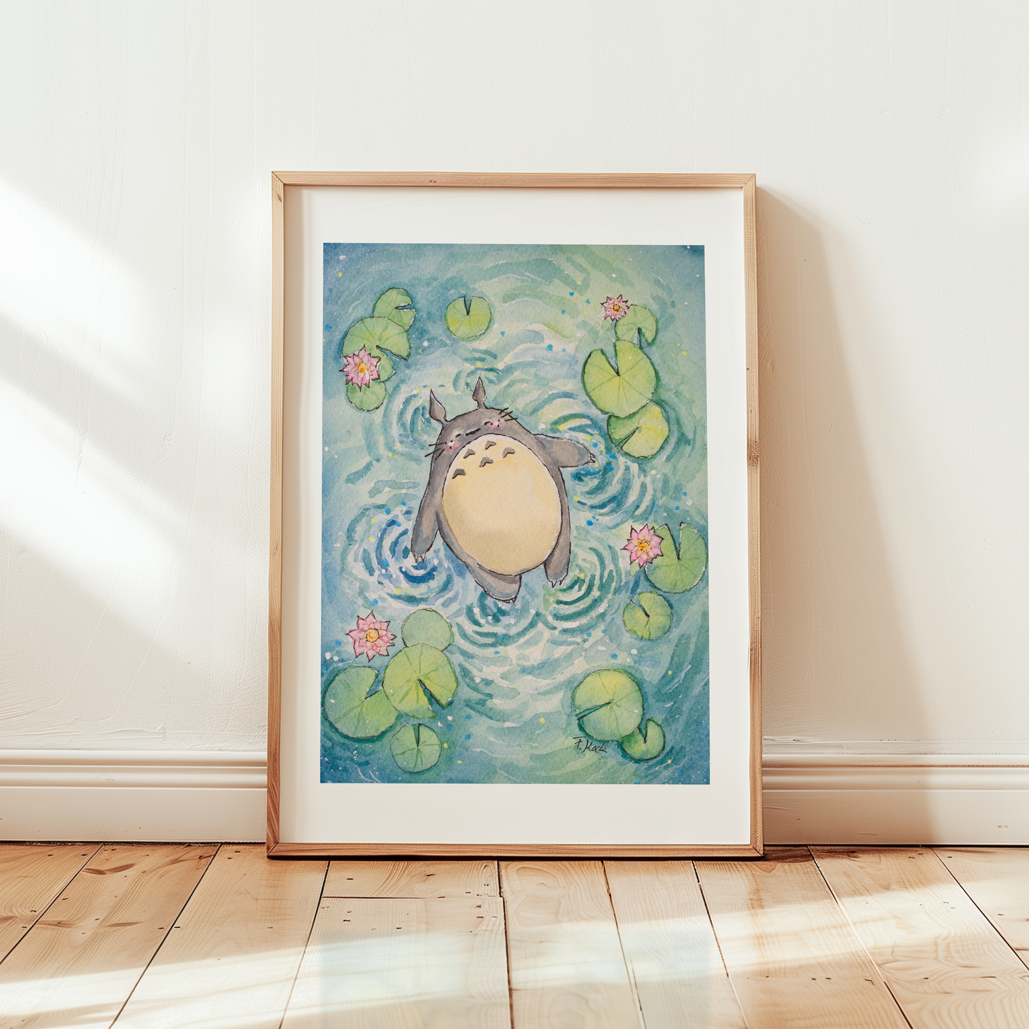 art print- green pond